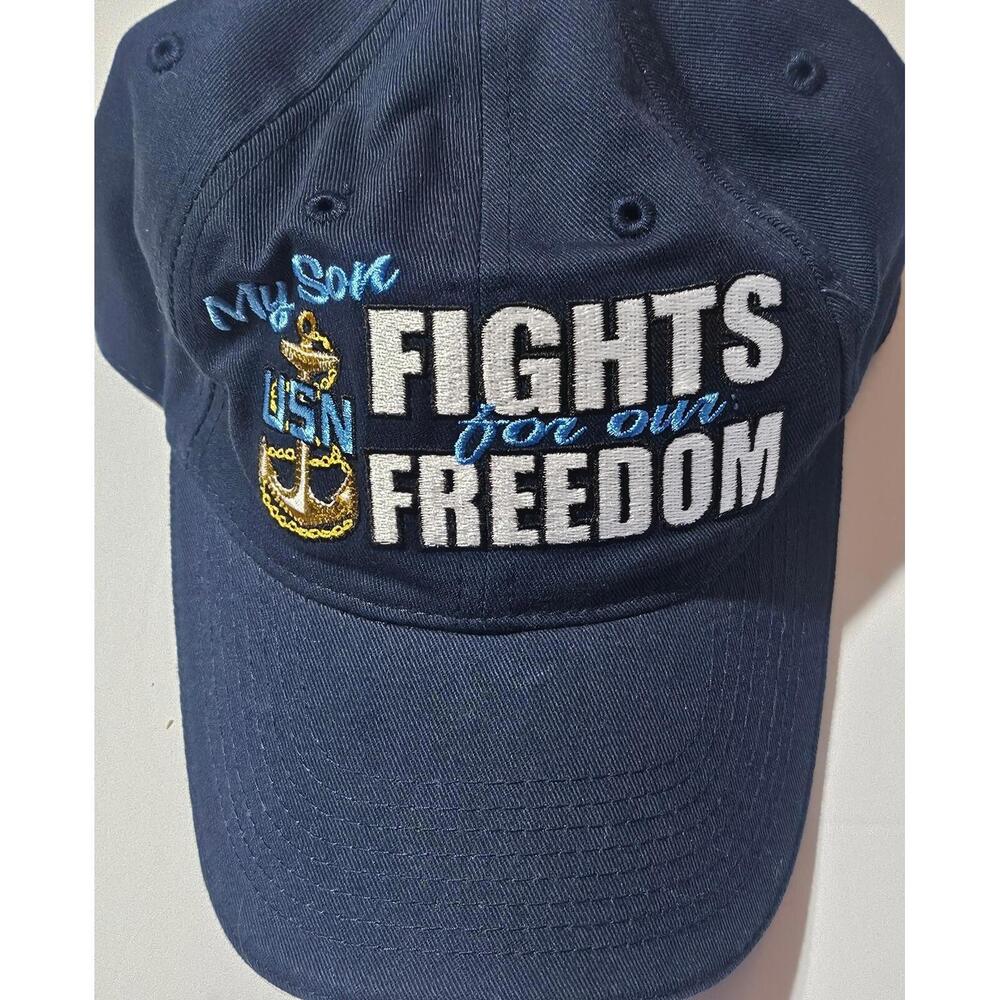 US Navy Sailor Parent Hat Ball Cap My Son Fights For Our Freedom New Cap Smith